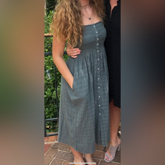 Aerie green maxi dress - Picture 2 of 2